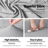 NNEDSZ 2-piece Sofa Cover Elastic Stretch Couch Covers Protector 3 Steater Grey