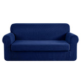 NNEDSZ 2-piece Sofa Cover Elastic Stretch Couch Covers Protector 3 Steater Navy