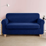 NNEDSZ 2-piece Sofa Cover Elastic Stretch Couch Covers Protector 3 Steater Navy