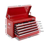 NNEDSZ 14 Drawers Toolbox Chest Cabinet Mechanic Trolley Garage Tool Storage Box