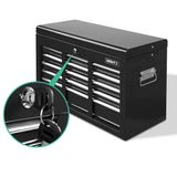 NNEDSZ 9 Drawer Mechanic Tool Box Storage - Black