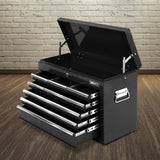NNEDSZ 9 Drawer Mechanic Tool Box Storage - Black