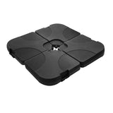 NNEDSZ 3M Umbrella with 50x50cm Base Outdoor Umbrellas Cantilever Sun Stand UV Garden Black