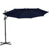 NNEDSZ 3M Roma Outdoor Furniture Garden Umbrella 360 Degree Navy