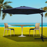 NNEDSZ 3M Roma Outdoor Furniture Garden Umbrella 360 Degree Navy