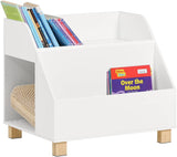 NNEDSZ Kids Storage Bookcase 3 Compartments, White