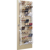 NNEDSZ 36 Pair Shoe Holder Organiser Over The Door Hanging Shelf Rack Storage Hook