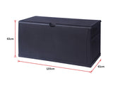 NNEDSZ Deck Box Outdoor Storage Plastic Bench Box 450 Litre