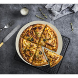 NNEDSZ 38cm XL Pizza & Baking Stone for BBQ/Oven/Grill