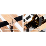 NNEDSZ 20 Bottle Timber Wine Rack