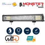 NNEDSZ 20 inch Light Bar Quad Row Combo Beam 4x4 Work Driving Lamp 4wd