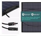 NNEDSZ 200W 12V Flexible Solar Panel Mono Generator Charge Power Caravan Camping