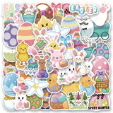 NNETM 50pcs Easter Egg Stickers for Laptop & Scrapbooking