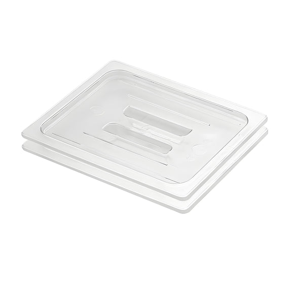 NNEAGS Clear Gastronorm 1/2 GN Lid Food Tray Top Cover Bundle of 2