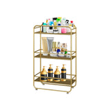 NNEAGS 3 Tier Rectangular Bathroom Shelf Multifunctional Storage Display Rack Organiser