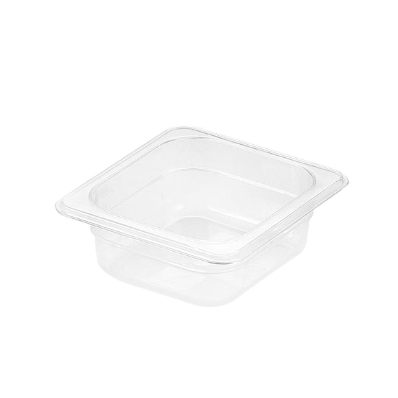 NNEAGS 65mm Clear Gastronorm GN Pan 1/6 Food Tray Storage