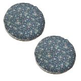 NNEAGS 2X 45cm Blue Premium Polyester Cotton Cushion with EPP Particle Insert for Enhanced Comfort