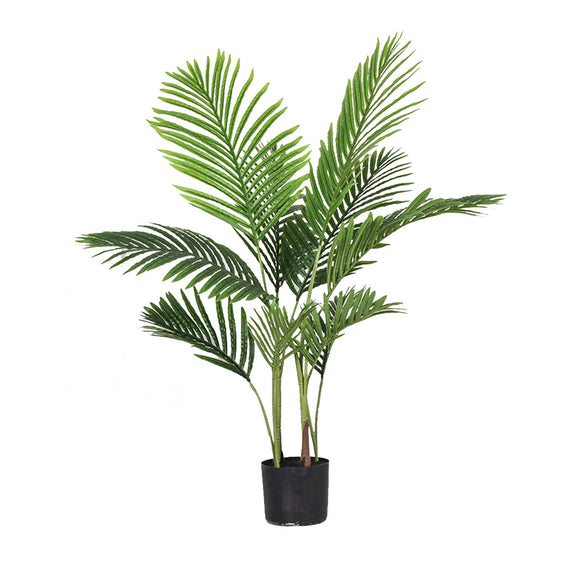 NNEAGS 145cm Green Artificial Indoor Swallowtail Sunflower Tree Fake Plant Simulation Decorative