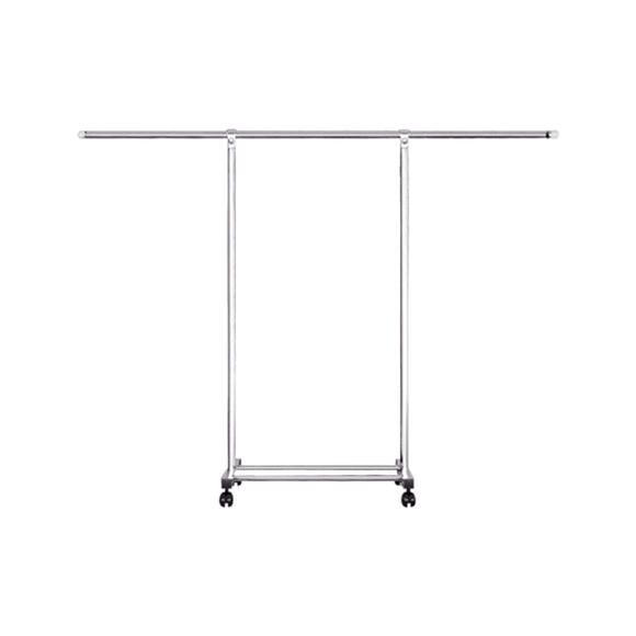 NNEAGS 180cm Stainless Steel Floor-Standing Clothes Rack - Durable and Space-Saving Laundry Organizer