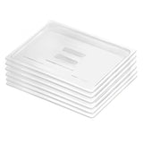 NNEAGS Clear Gastronorm 1/1 GN Lid Food Tray Top Cover Bundle of 6