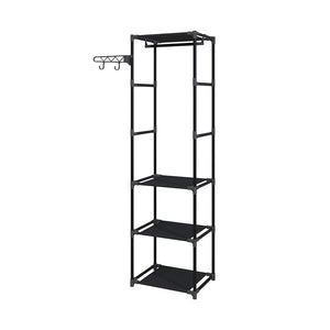 NNEAGS 45x35cm Hanging Clothes Rack Storage w/ 3 Layer Organizer Home Decor