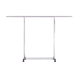 NNEAGS 240cm Stainless Steel Floor-Standing Clothes Rack - Durable and Space-Saving Laundry Organizer