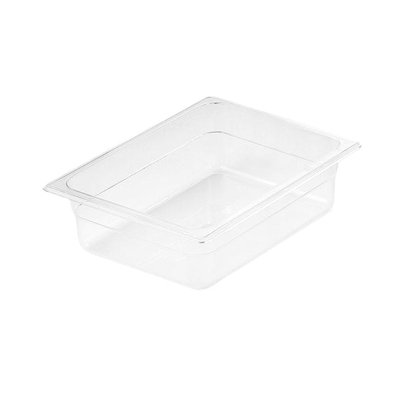 NNEAGS 150mm Clear Gastronorm GN Pan 1/2 Food Tray Storage