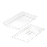 NNEAGS 65mm Clear Gastronorm GN Pan 1/1 Food Tray Storage with Lid