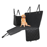 NNEAGS 600D Oxford Cloth Waterproof Dog Car Cover Back Seat Protector Hammock Non-Slip Pet Mat Black