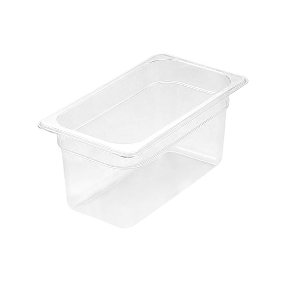 NNEAGS 150mm Clear Gastronorm GN Pan 1/3 Food Tray Storage