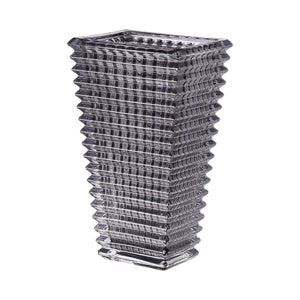NNEAGS 22cm Modern Gray Ceramic Glass Vase Home Decor