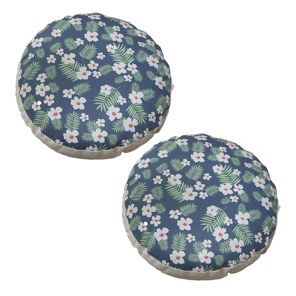 NNEAGS 2X 53cm Soft Polyester-Cotton Pillow with Eco-Friendly EPP Particle Insert Home Decor