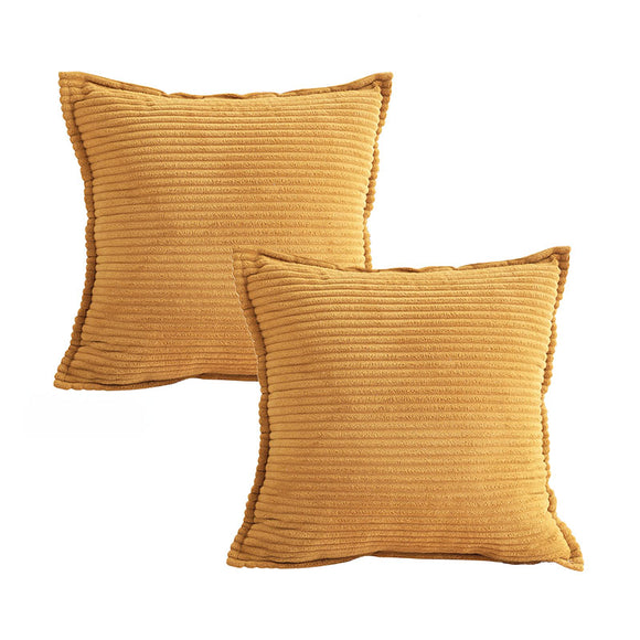 NNEAGS 2X 45cm Wabi Sabi Arches Mustard  Indoor|Outdoor Kavka Throw Pillow