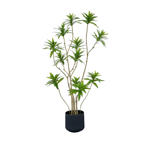 NNEAGS 150cm Lily Bamboo Plant Tree Living Room Artificial Plant Home Accent Decoration