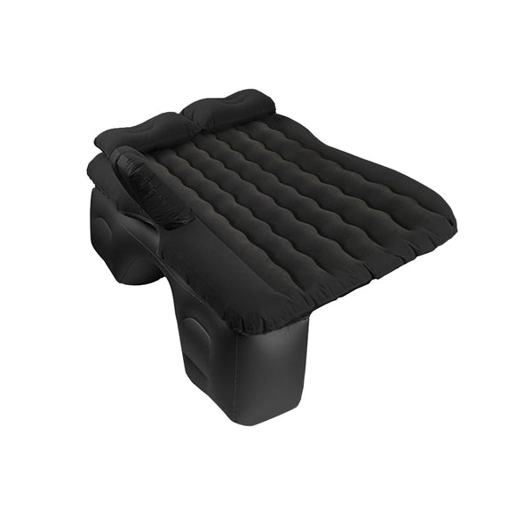 NNEAGS Black Ripple Inflatable Car Mattress Portable Camping Air Bed Travel Sleeping Kit Essentials