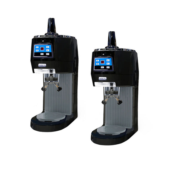 NNEAGS 2X 300 Watts Electric Ice Shaver Automatic Crusher Slicer Commercial Machine 70kgs/h Black