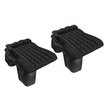 NNEAGS 2X Black Ripple Inflatable Car Mattress Portable Camping Air Bed Travel Sleeping Kit Essentials