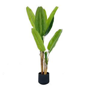 NNEAGS 160cm Banna Plant Bird of Paradise Tree Artificial Plant Home Accent Decor