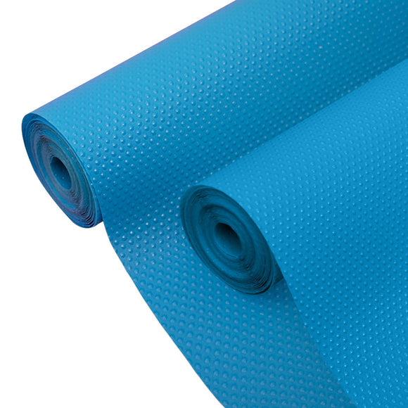 NNEAGS 2X 50x300cm Blue Kitchen Shelf Drawer Cabinet Multi Use Liner Non Slip Mat