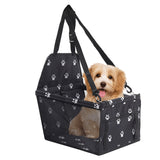 NNEAGS Waterproof Pet Booster Car Seat Breathable Mesh Safety Travel Portable Dog Carrier Bag Black