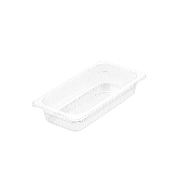 NNEAGS 65mm Clear Gastronorm GN Pan 1/3 Food Tray Storage