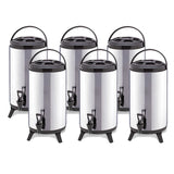 NNEAGS 6X 18L Portable Insulated Cold/Heat Coffee Tea Beer Barrel Brew Pot With Dispenser