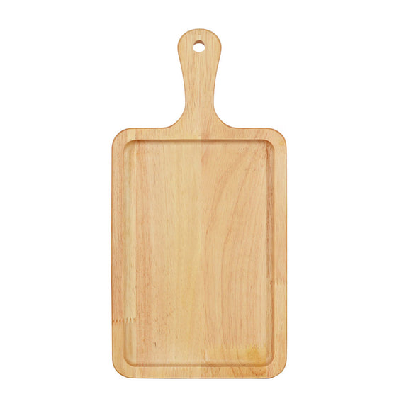 NNEAGS 35cm Rectangle Premium Wooden Oak  Food Serving Tray Charcuterie Board Paddle Home Decor