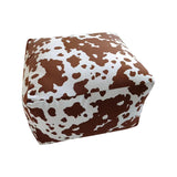 NNEAGS 55x35cm Squared Soft Pouffe Seat Cushion Elegant Home Accent D?cor Stylish Footstool