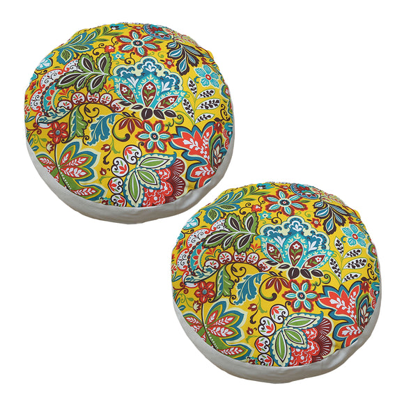 NNEAGS 2X 45cm Soft Polyester-Cotton Pillow with Eco-Friendly EPP Particle Insert Home Decor