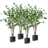 NNEAGS 4X 120cm Green Artificial Indoor Watercress Tree Fake Plant Simulation Decorative