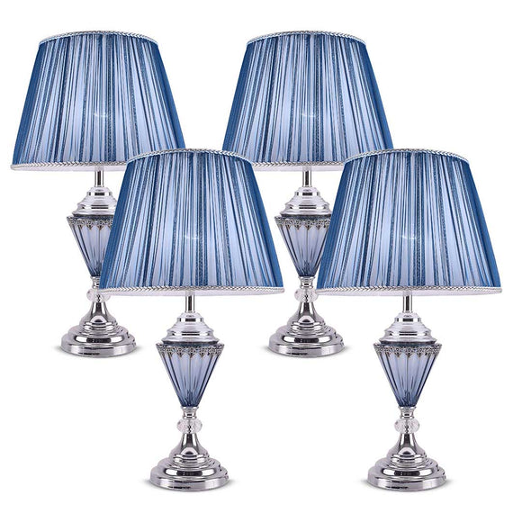 NNEAGS 4X LED Elegant Table Lamp with Warm Shade Desk Lamp