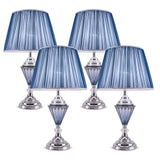 NNEAGS 4X LED Elegant Table Lamp with Warm Shade Desk Lamp
