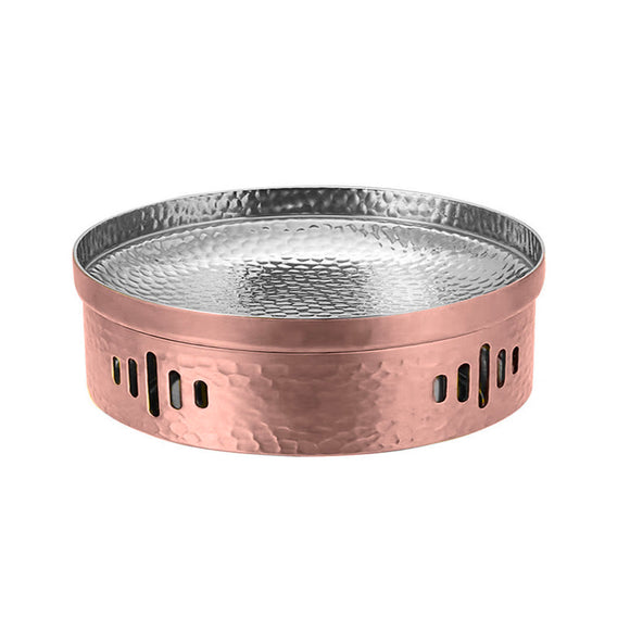 NNEAGS 26cm Hammered Texture Dry Pot in Rose Gold Color Kitchen Essential