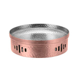 NNEAGS 26cm Hammered Texture Dry Pot in Rose Gold Color Kitchen Essential